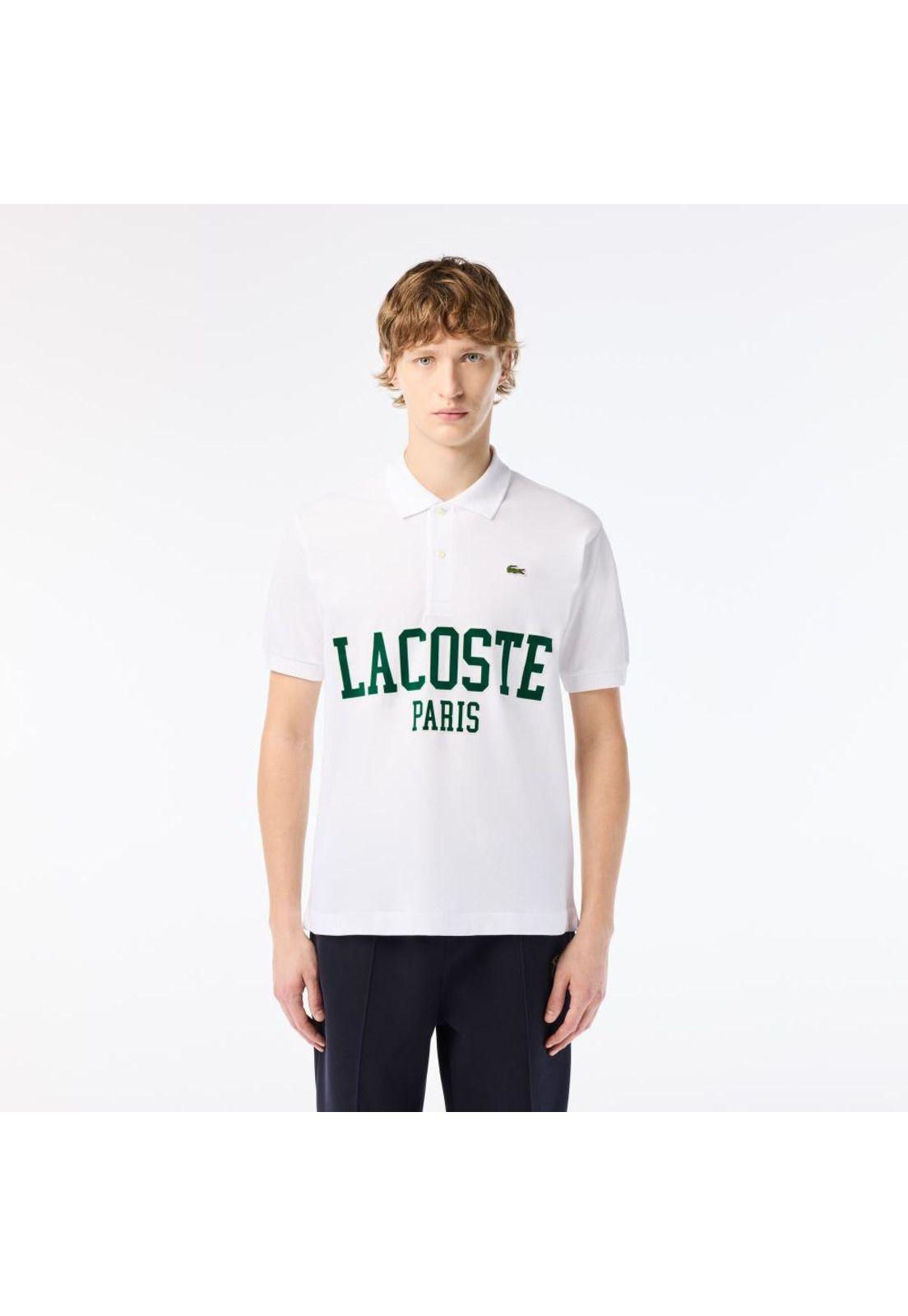 Polera Polo Lacoste PH7419 Hombre Blanco-0