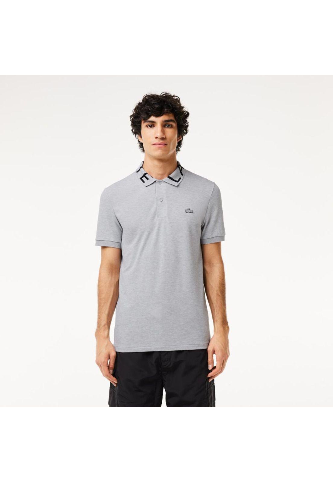 Polera Polo Lacoste PH7495 Hombre Gris-0