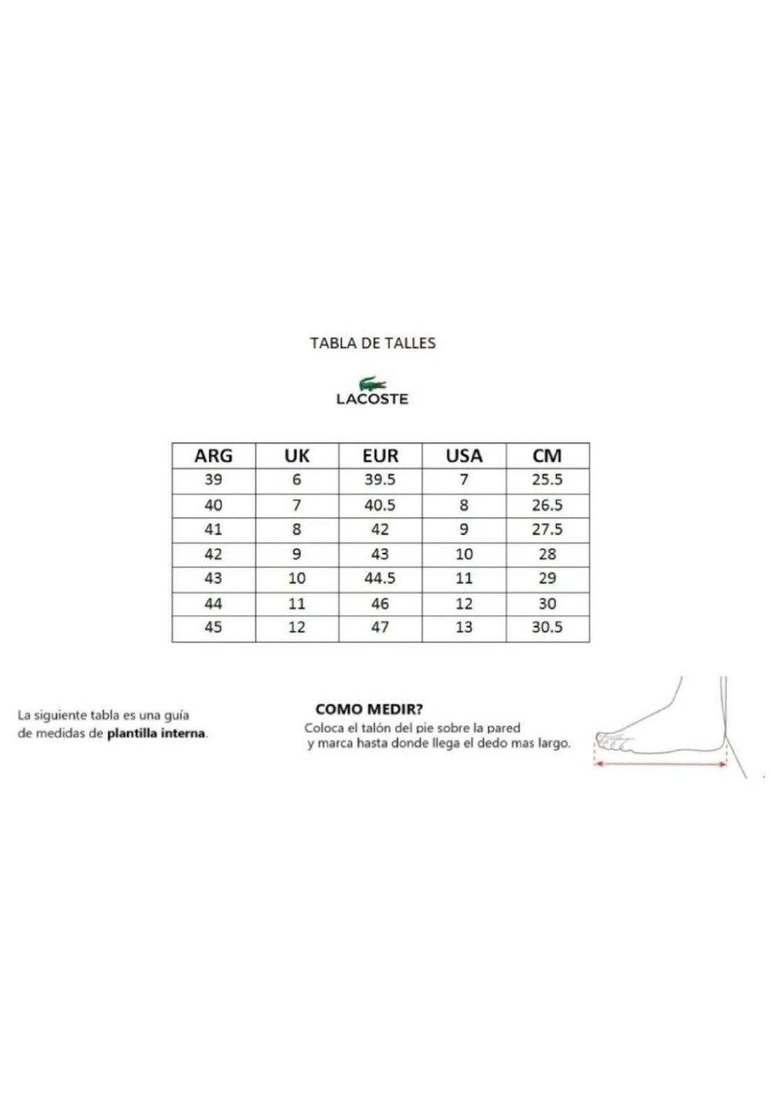 Lacoste Zapatilla Urbana Hombre Azul-5