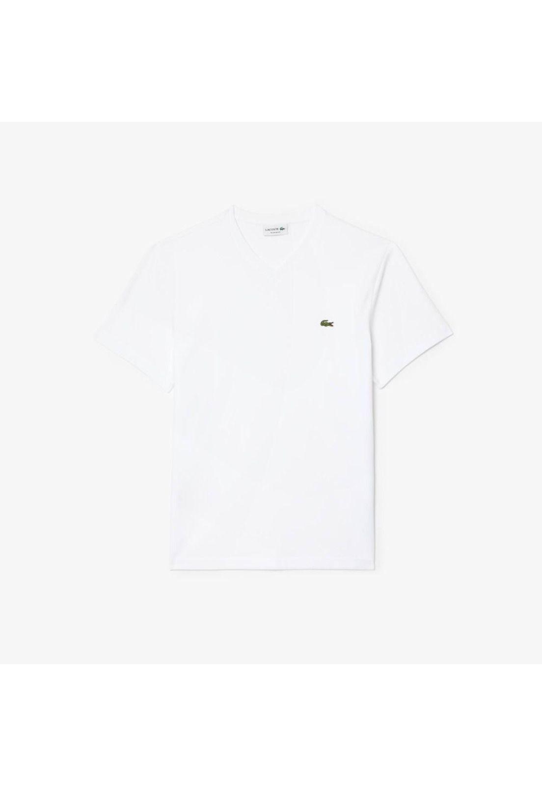 Polera Lacoste TH5077 Hombre Blanco-0