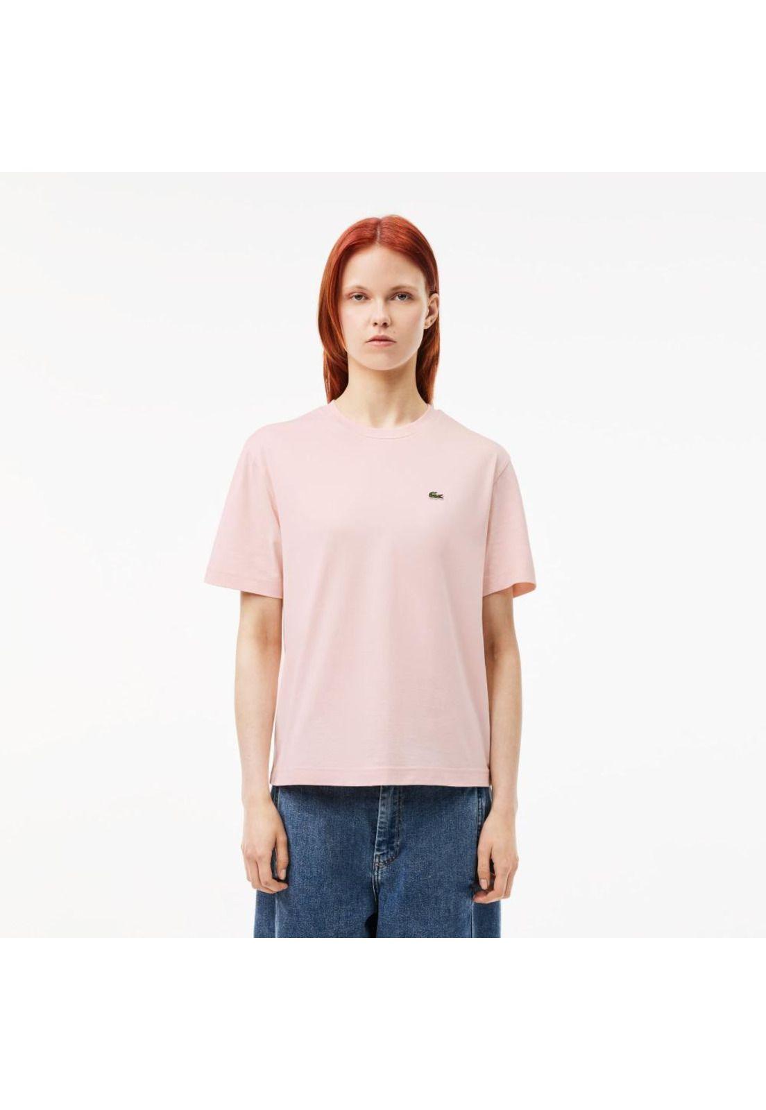 Polera Manga Corta Mujer Lacoste TF7215 Blanco-0