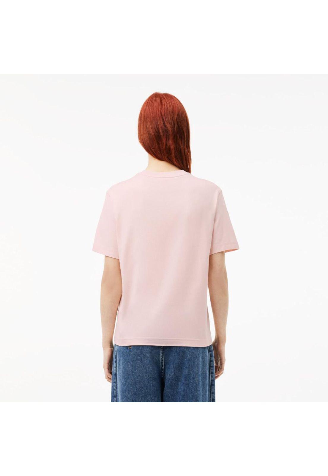 Polera Manga Corta Mujer Lacoste TF7215 Blanco-1