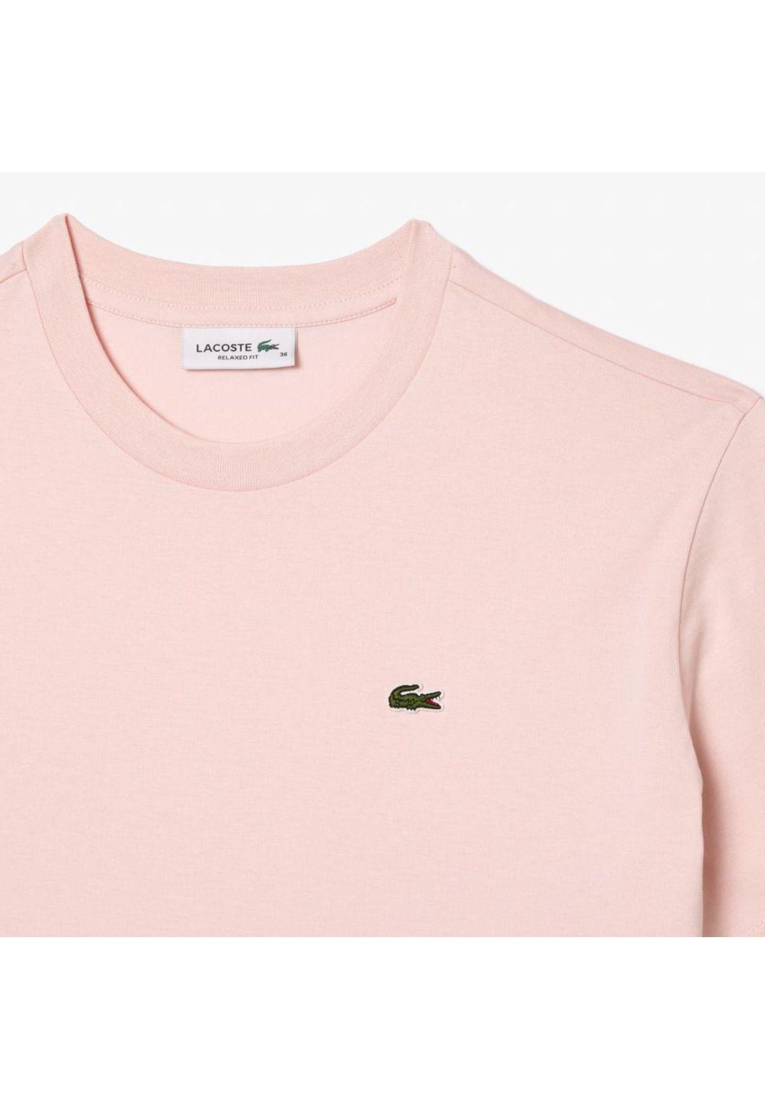 Polera Manga Corta Mujer Lacoste TF7215 Blanco-3