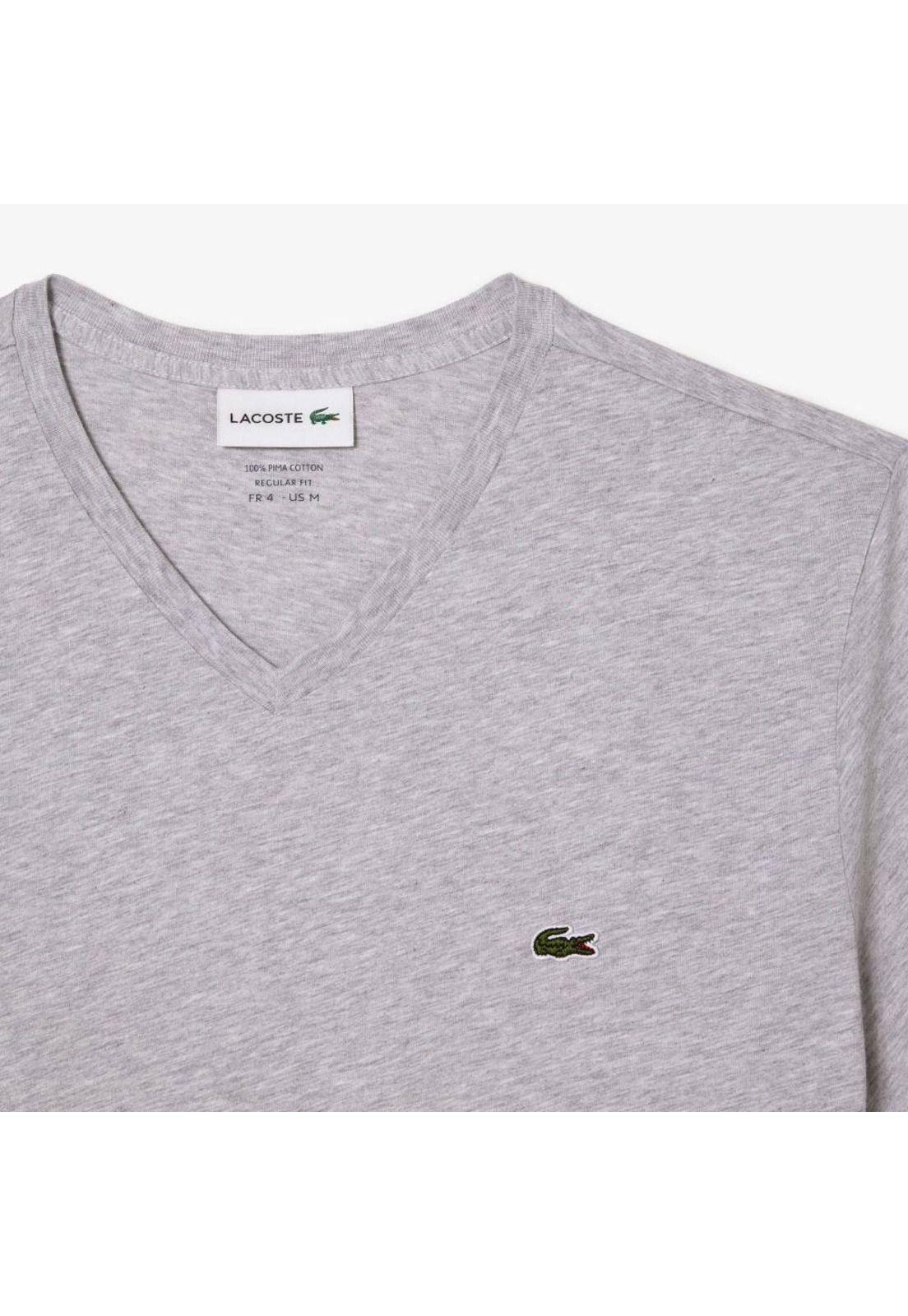 Polera Lacoste TH6710 Hombre Gris-5