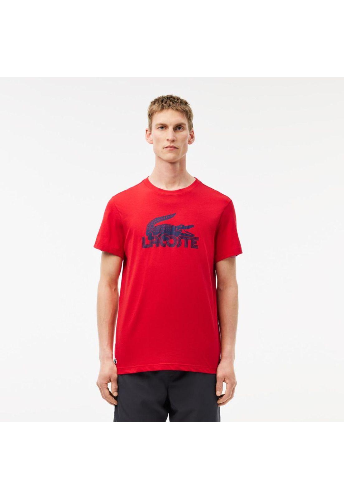 Polera Manga Corta Hombre Lacoste TH2508 Negro-0