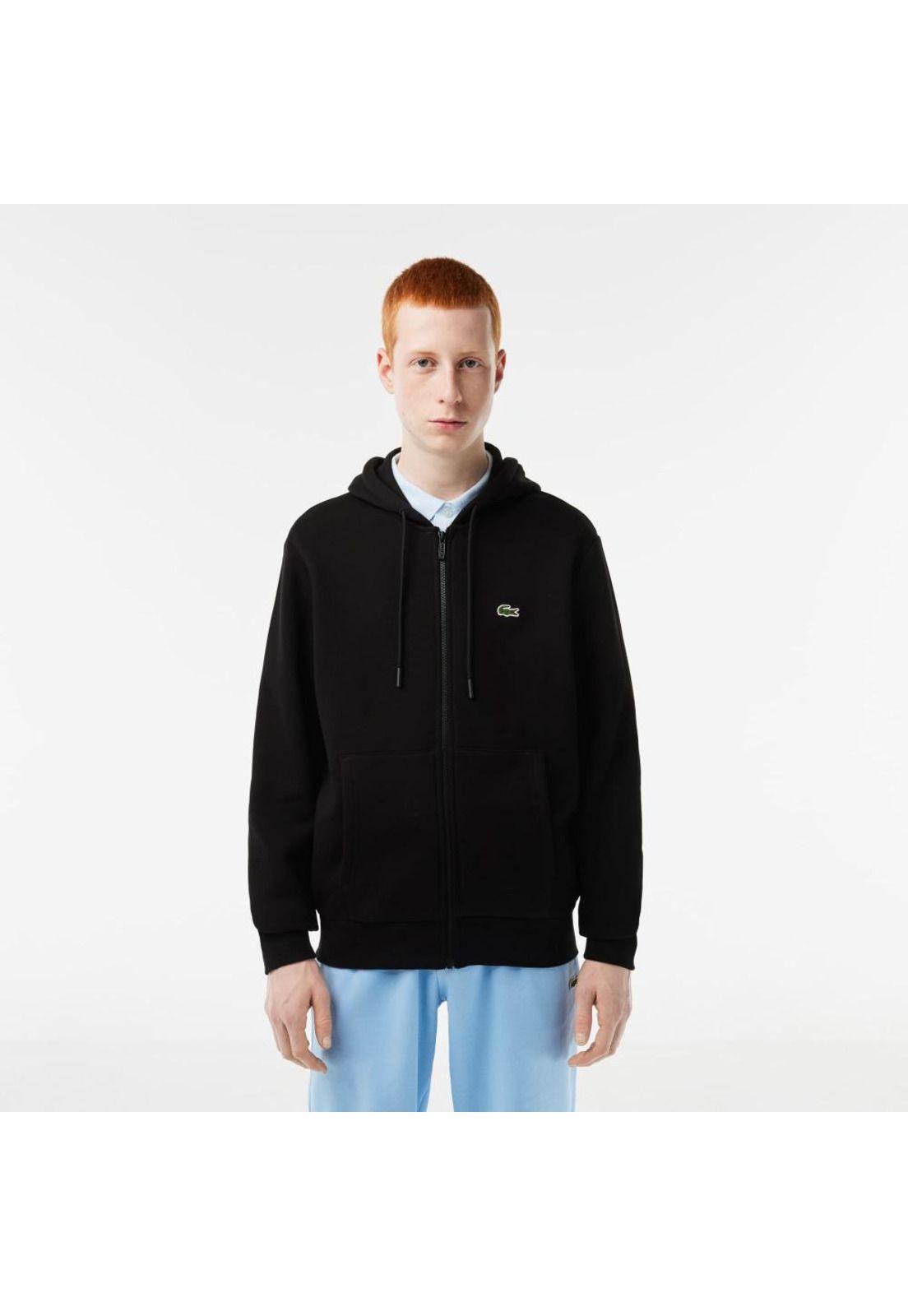 Poleron Lacoste SH4560 Hombre Negro-0