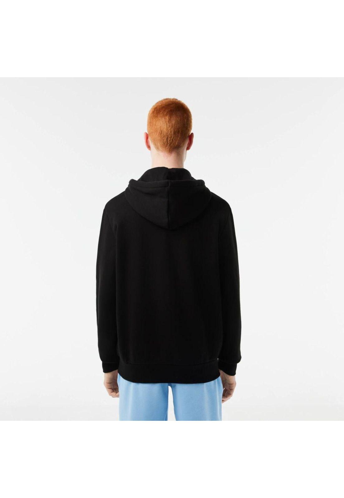 Poleron Lacoste SH4560 Hombre Negro-1