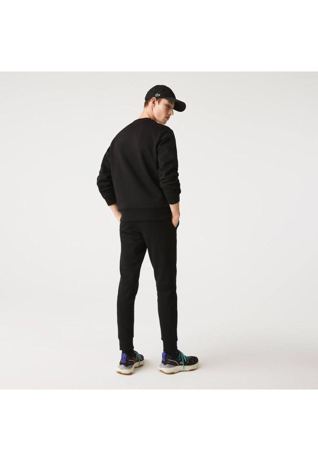 Jogger Buzo Algodón Hombre Lacoste XH8693 Azul-2