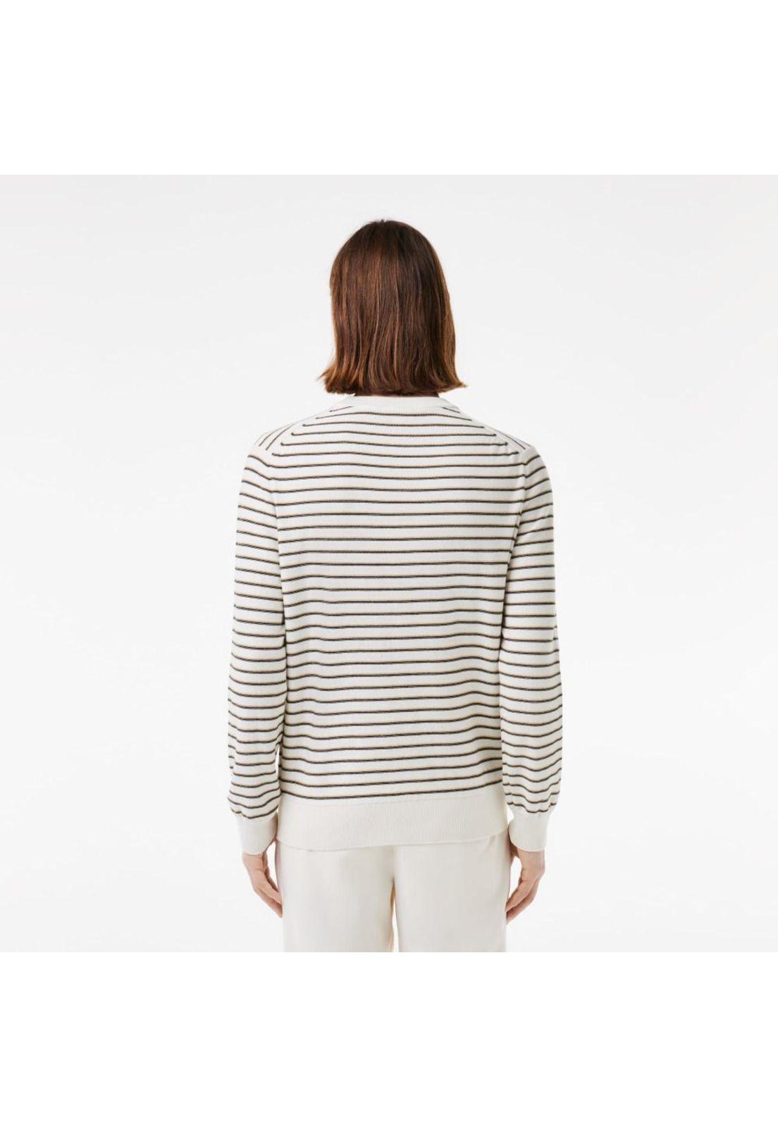 Sweater Lacoste AH7653 Hombre Beige-2