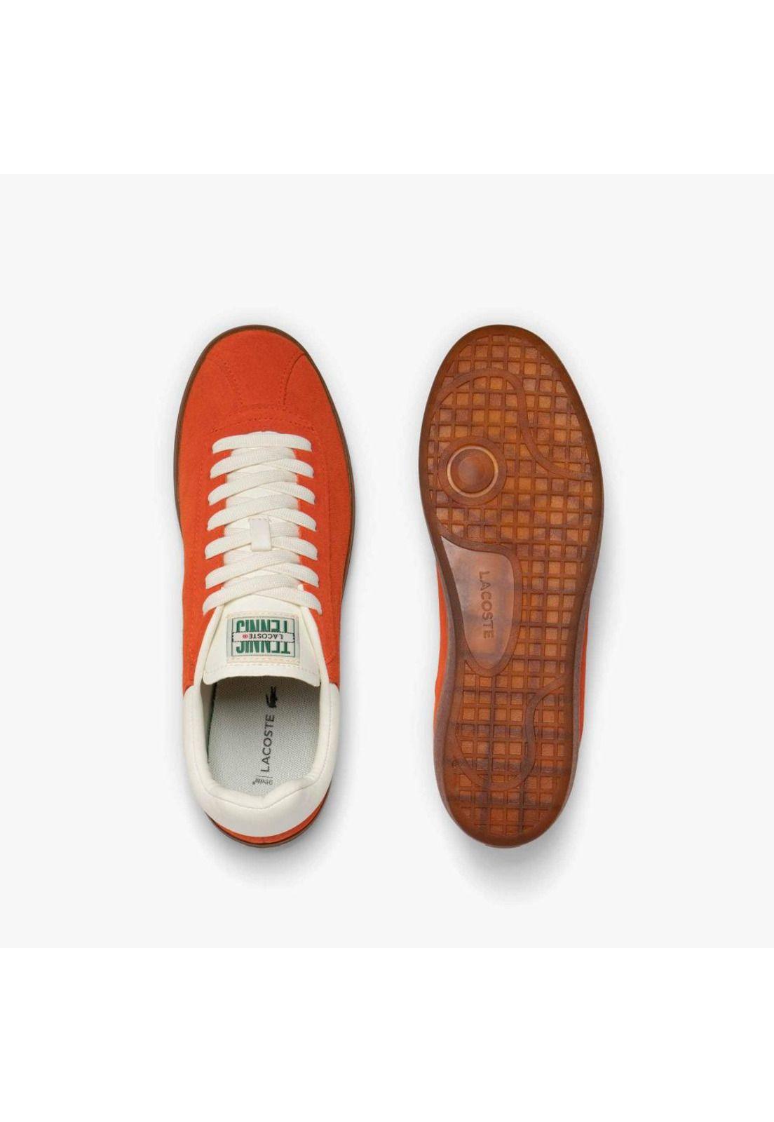Zapatilla Lacoste Baseshot Hombre Naranja-3