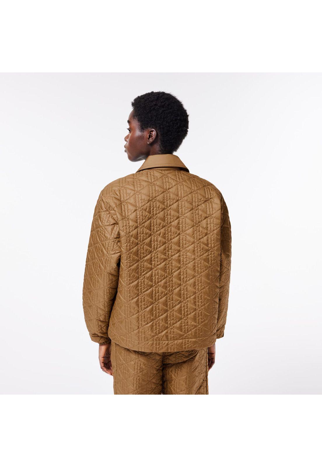 Chaqueta Lacoste BF0752 Mujer Beige-2