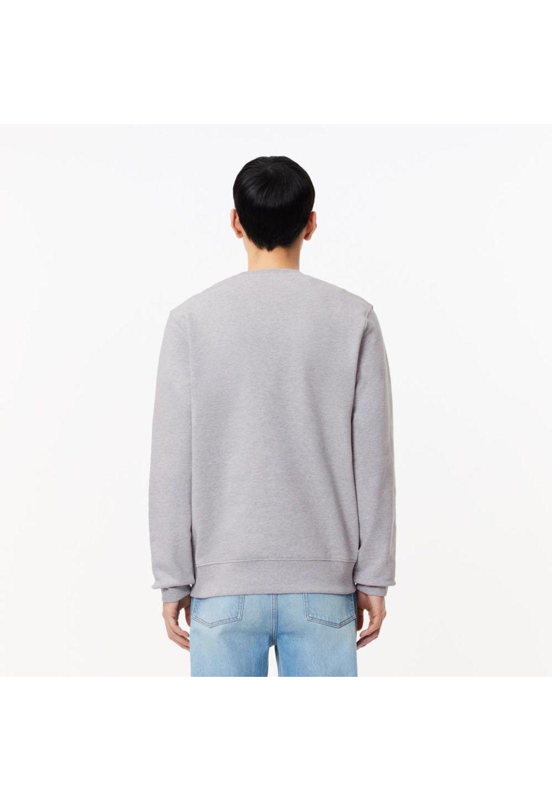 Poleron Lacoste SH9946 Hombre Gris-1
