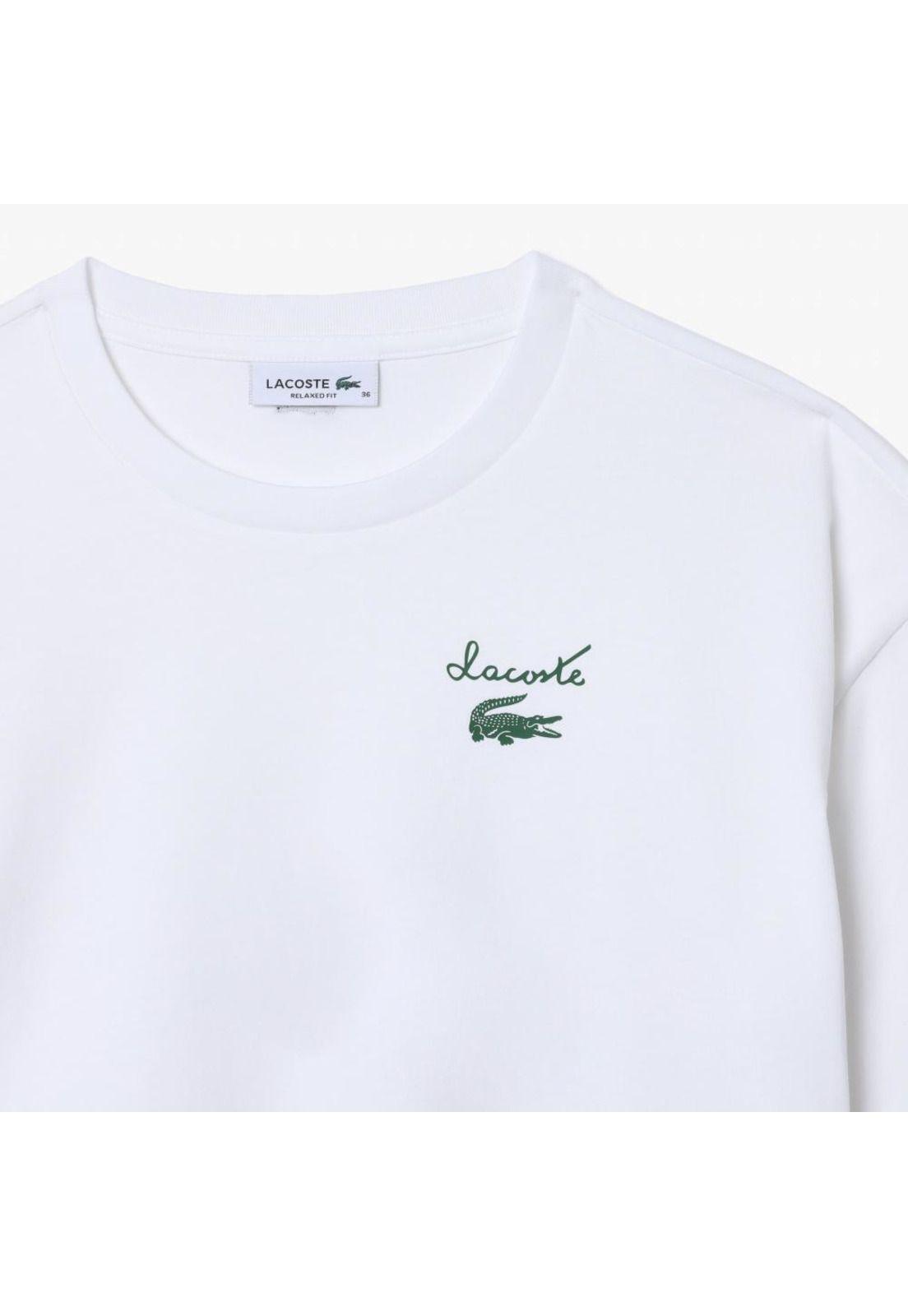 Polera Lacoste TF2523 Mujer Blanco-3