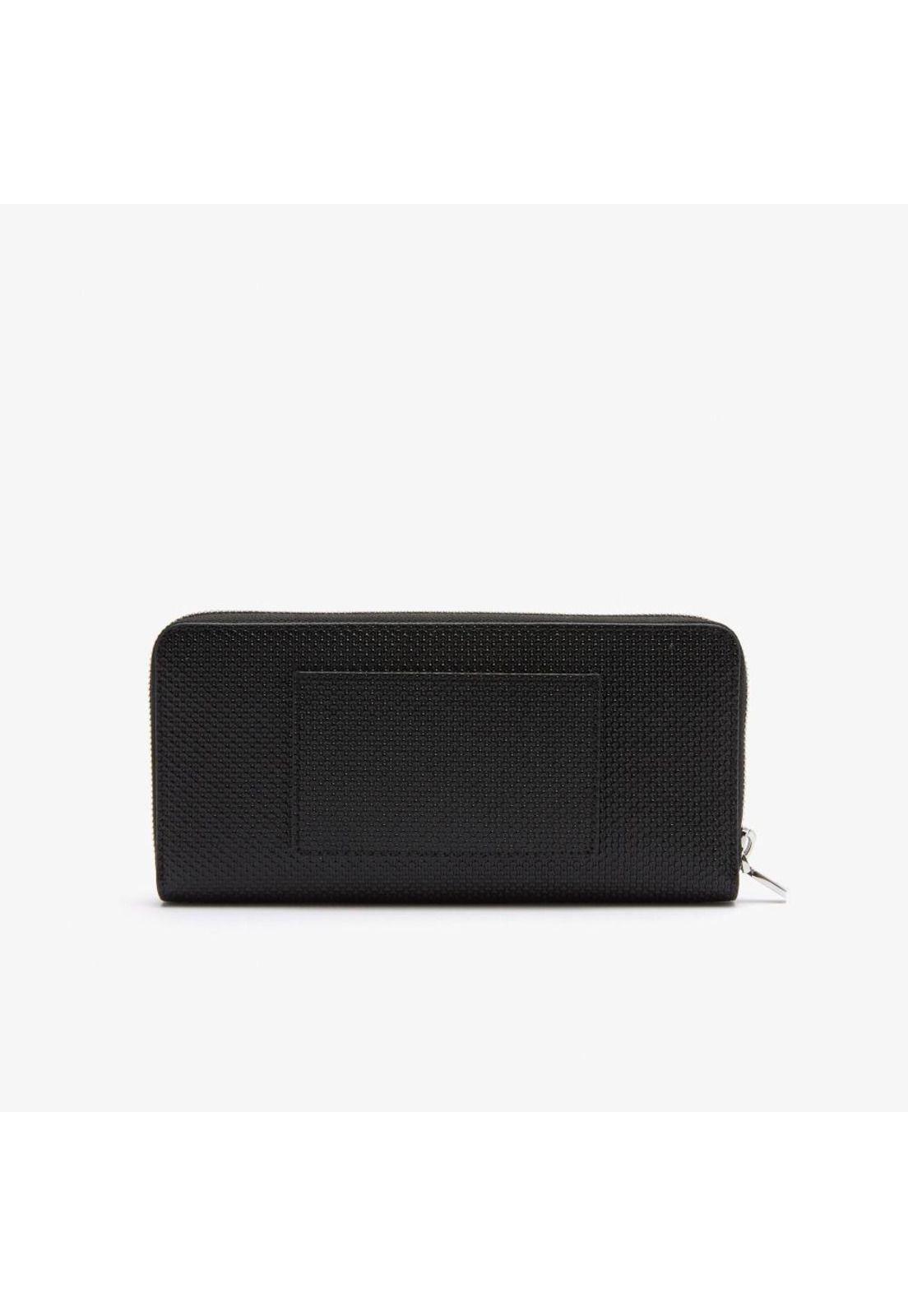 Billetera Lacoste NF388 Mujer Negro-2