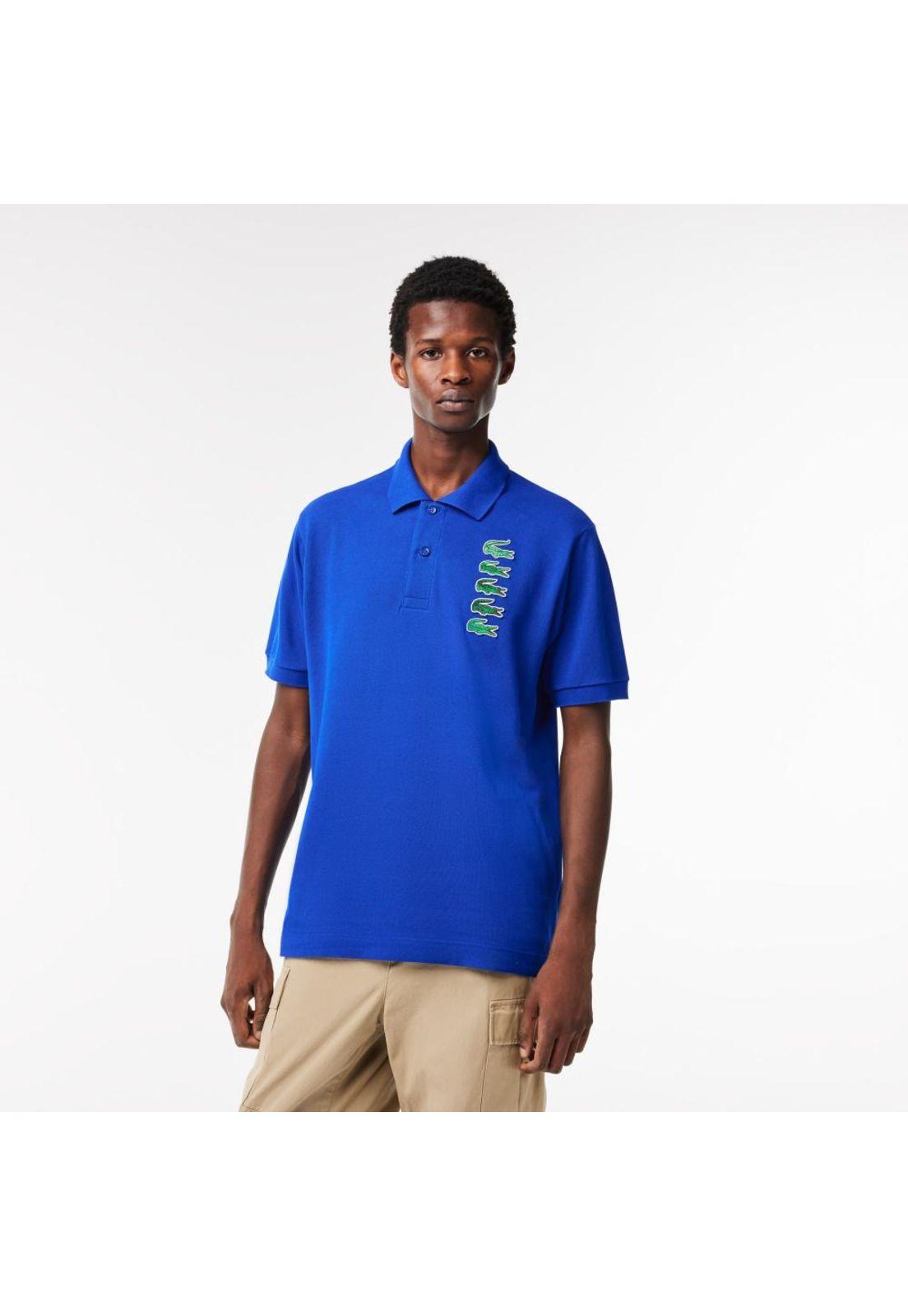 Polera Polo Lacoste PH347 Hombre Azul-0