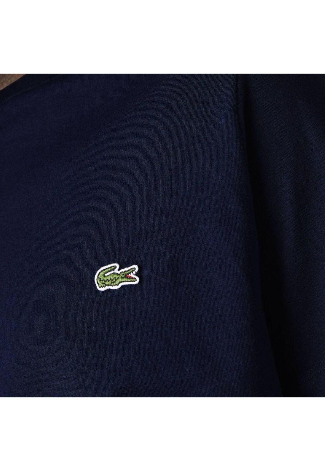 Polera Hombre Lacoste TH6709 Azul Marino-4