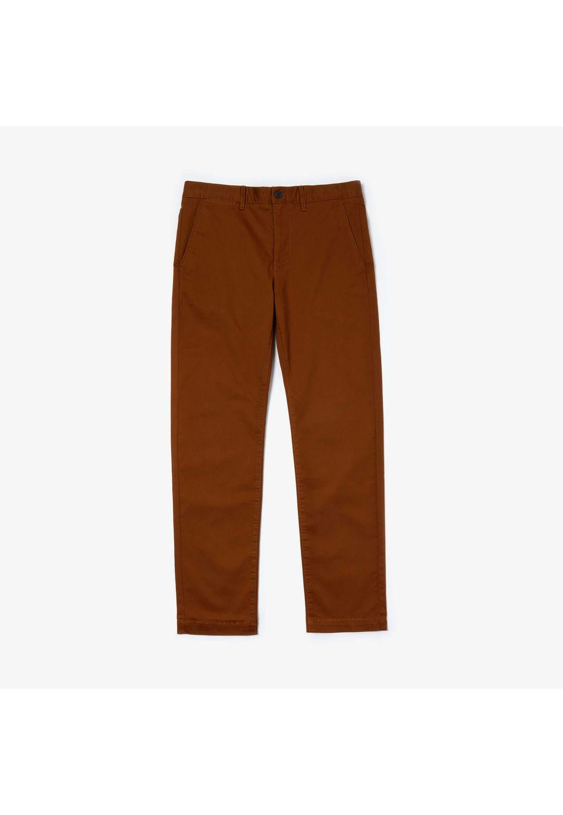 Pantalón Lacoste HH881 Hombre Cafe-1