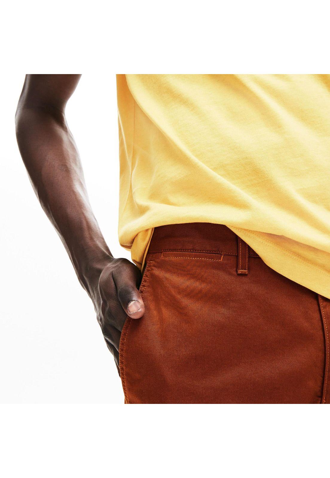 Pantalón Lacoste HH881 Hombre Cafe-5