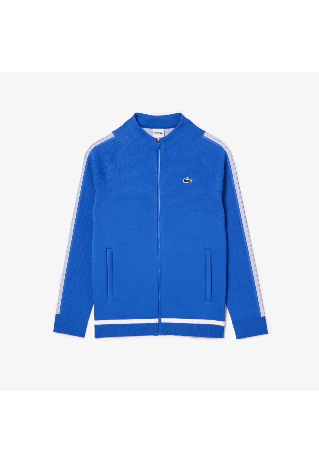 Poleron Con Cierre Hombre Lacoste SH7541 Azul-2