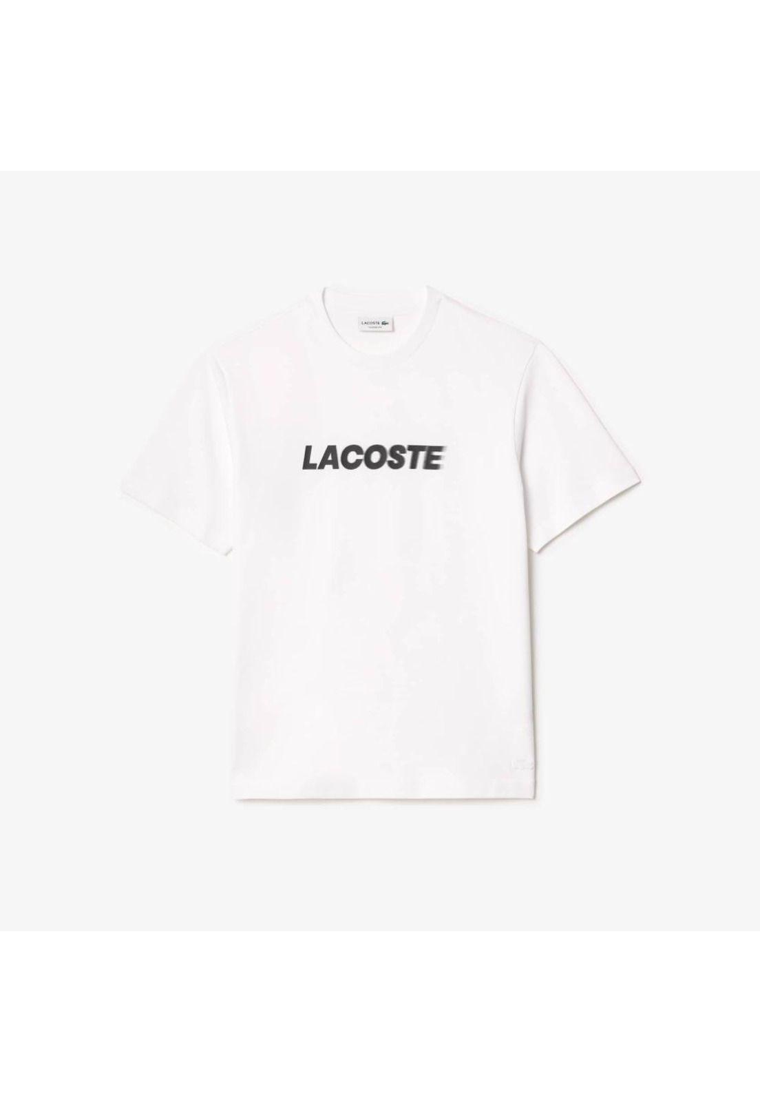 Polera Manga Corta Hombre Lacoste TH2861 Blanco-2