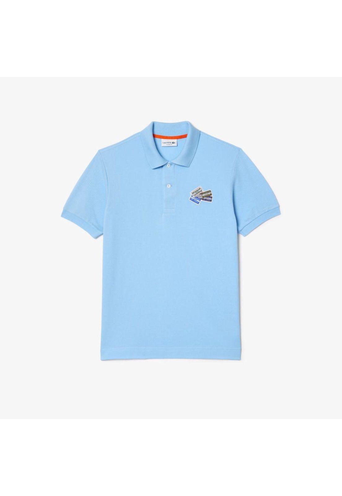 Polera Polo Lacoste PH205 Hombre Celeste-0