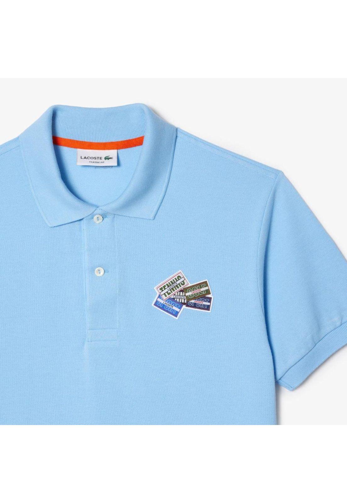 Polera Polo Lacoste PH205 Hombre Celeste-2