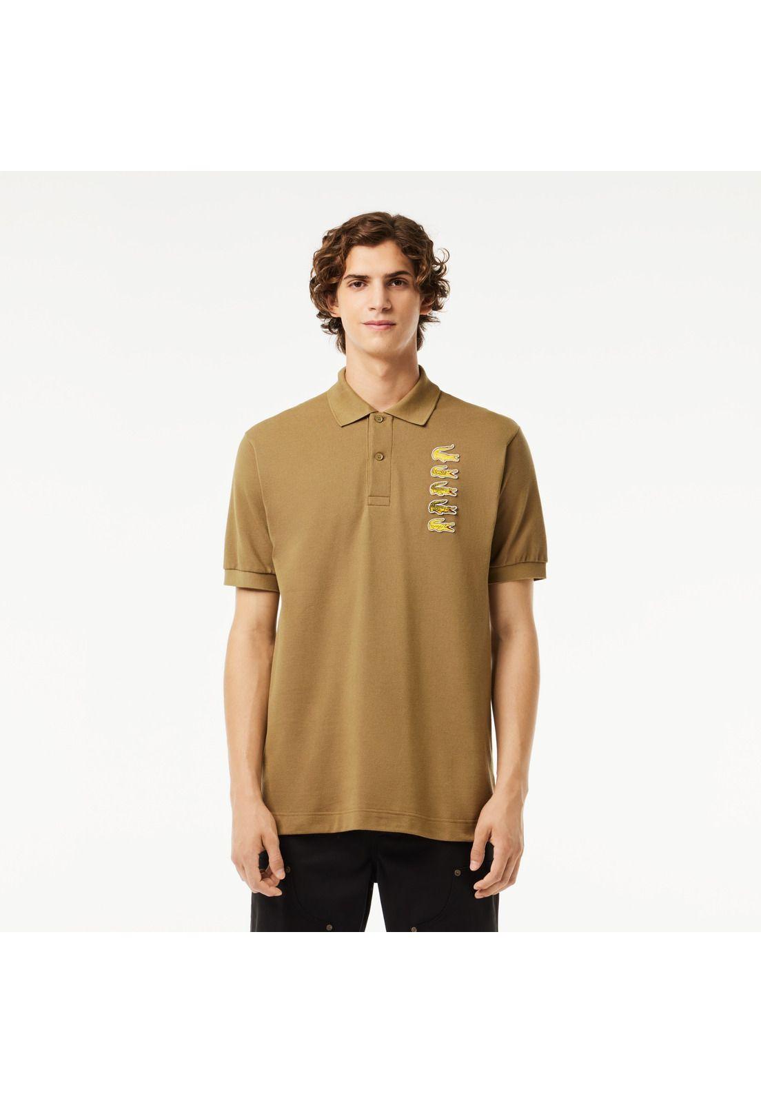 Polera Polo Lacoste PH347 Hombre Marron-0