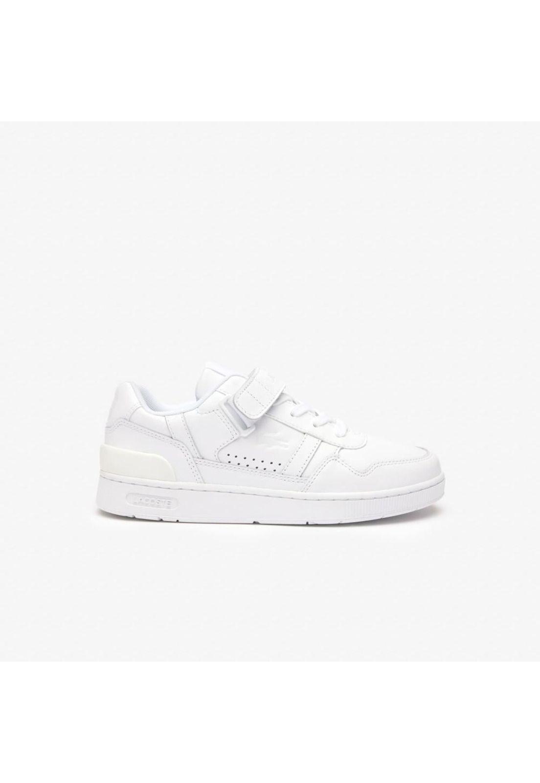 Zapatilla Urbana Lacoste T-clip velcro   Mujer Blanco-0
