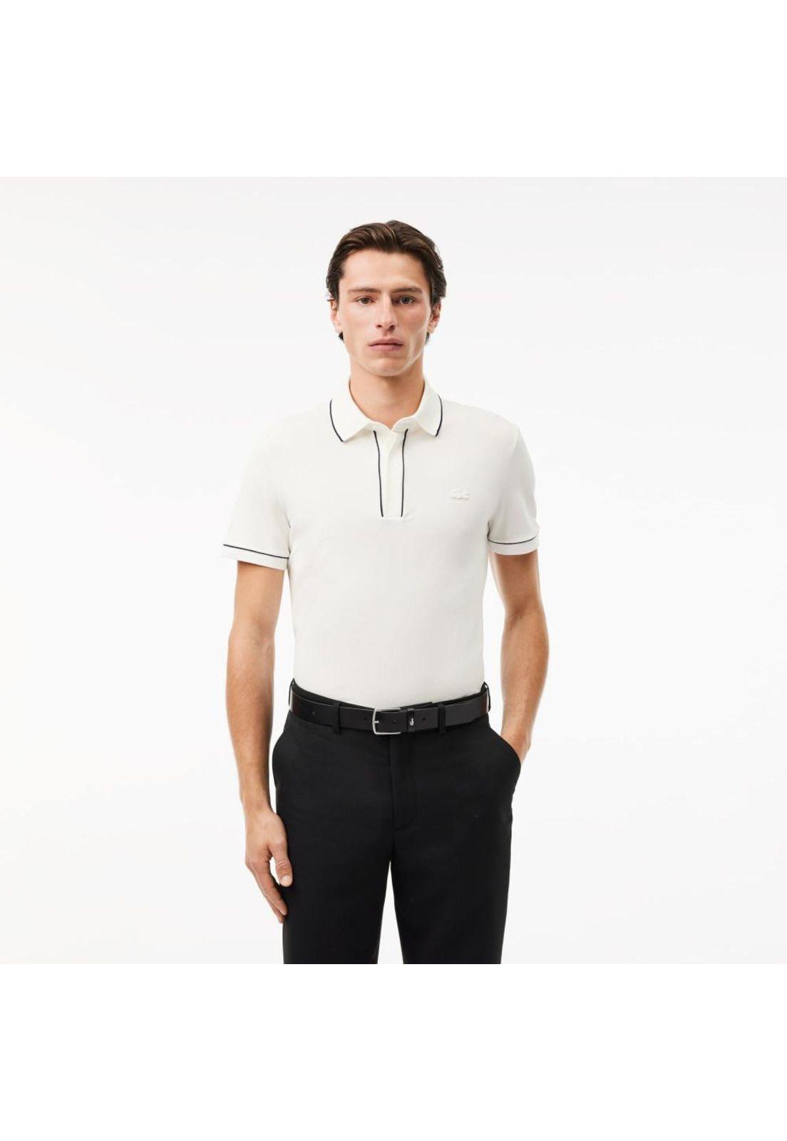 Polera Polo Lacoste PH8184 Hombre Blanco-0