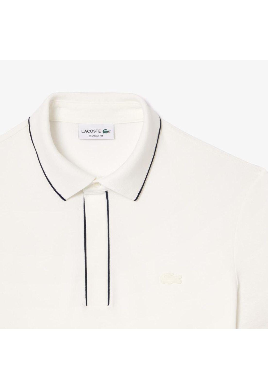 Polera Polo Lacoste PH8184 Hombre Blanco-3