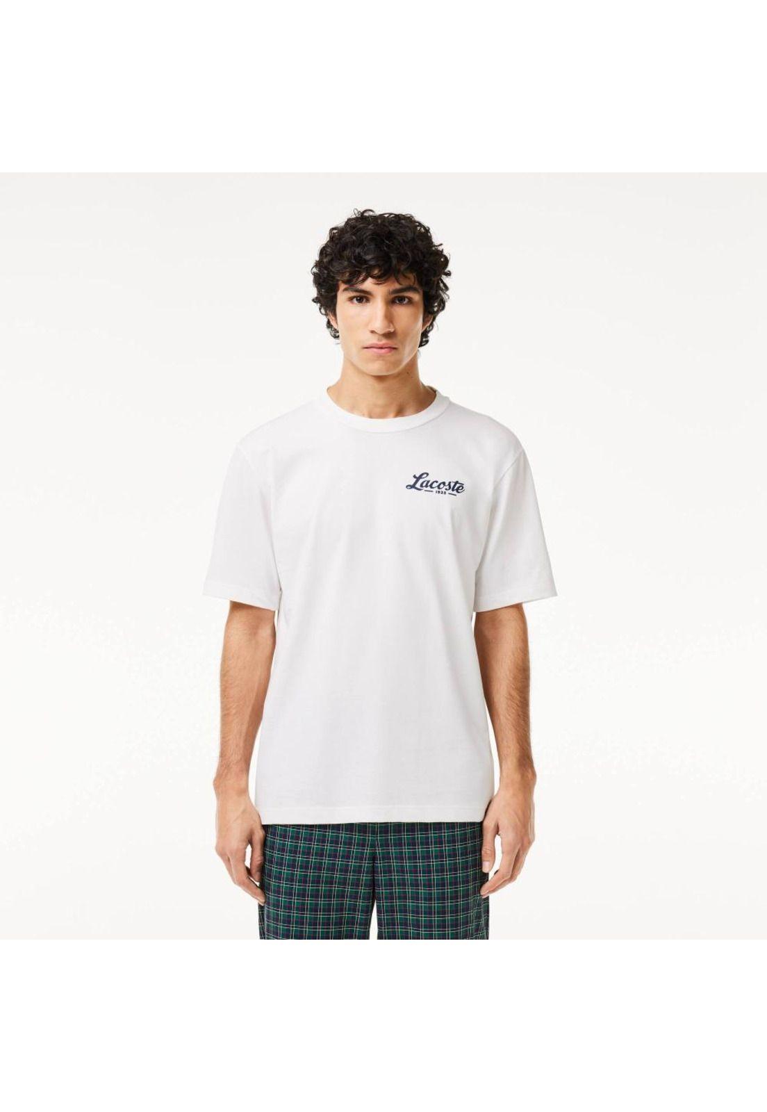 Polera  Lacoste TH7586 Hombre Blanco-0