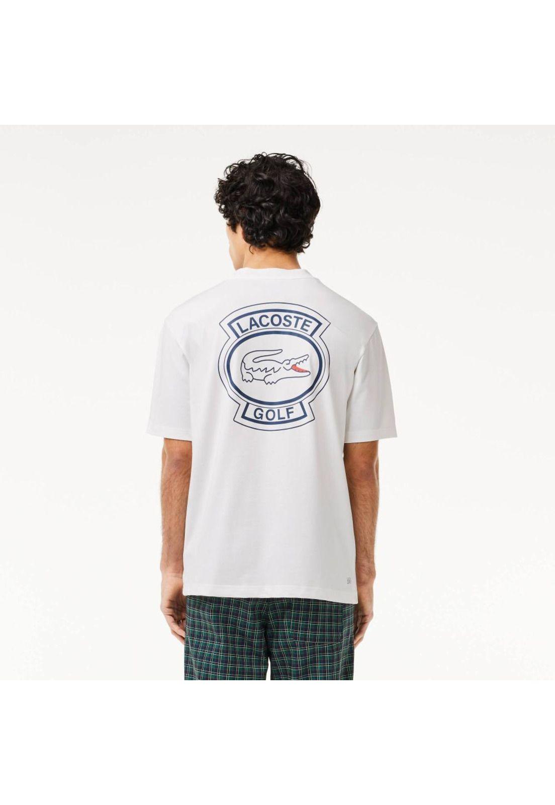 Polera  Lacoste TH7586 Hombre Blanco-2
