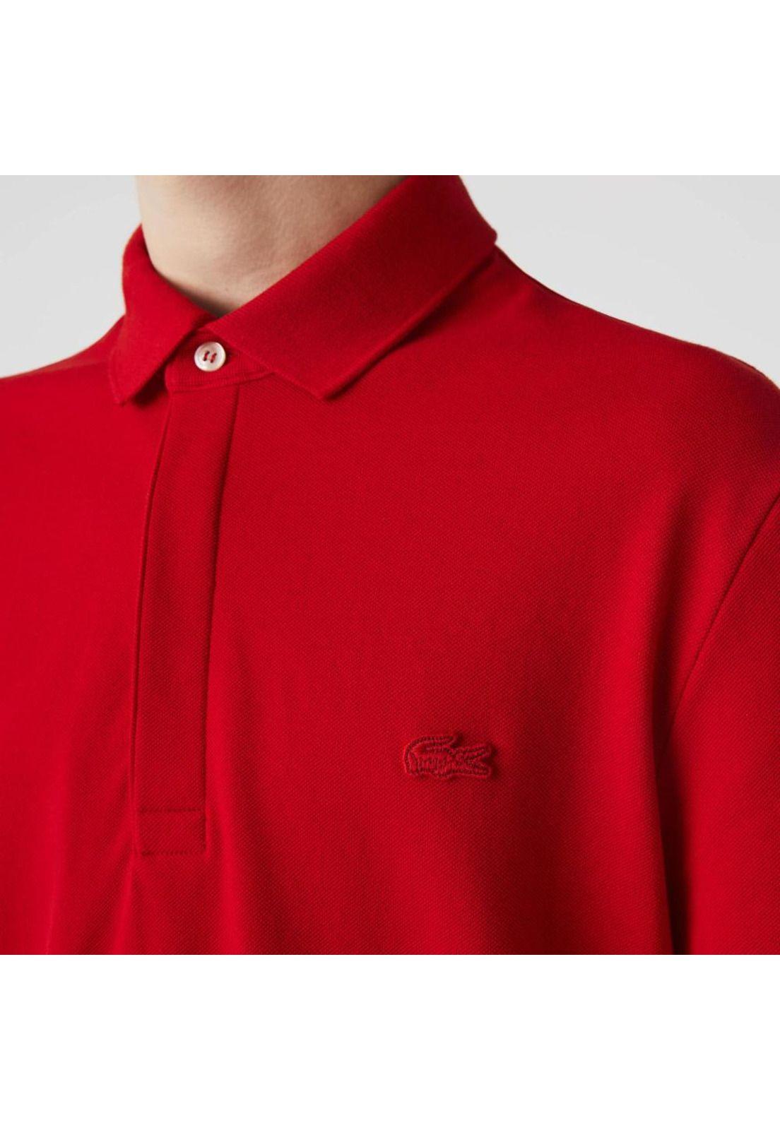 Polera Polo Lacoste PH5522 Hombre Rojo-3