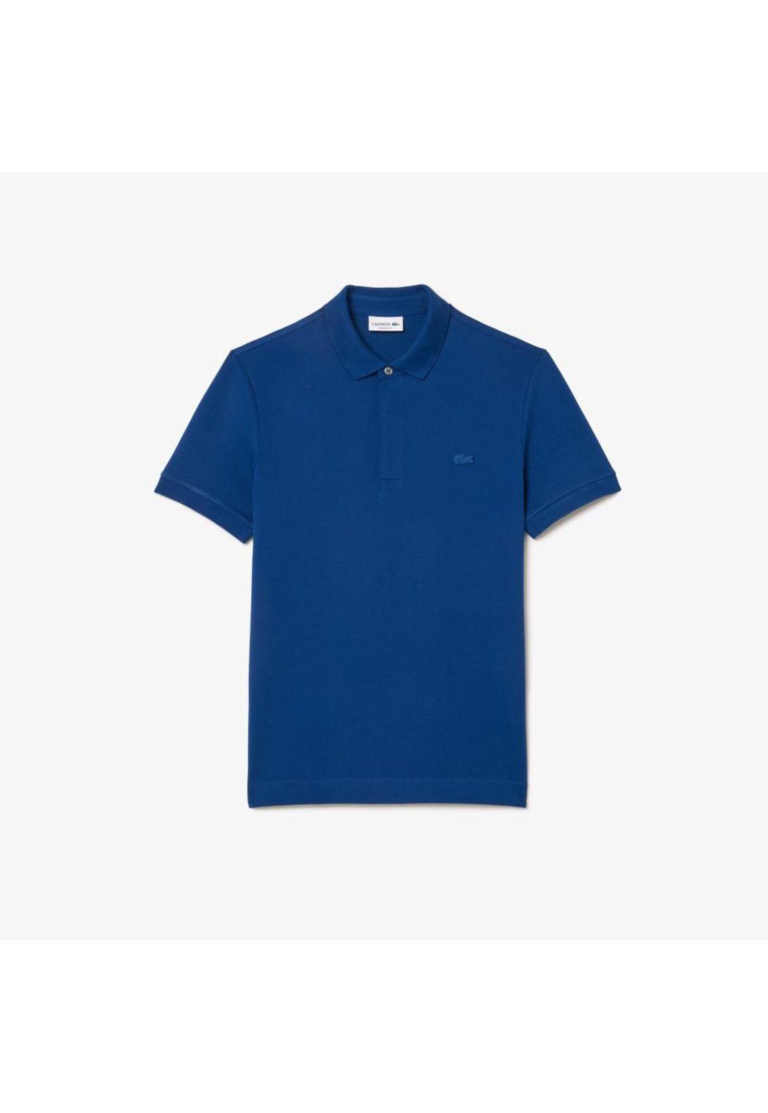 Polera Polo Algodón Hombre Lacoste PH5522 Azul-0