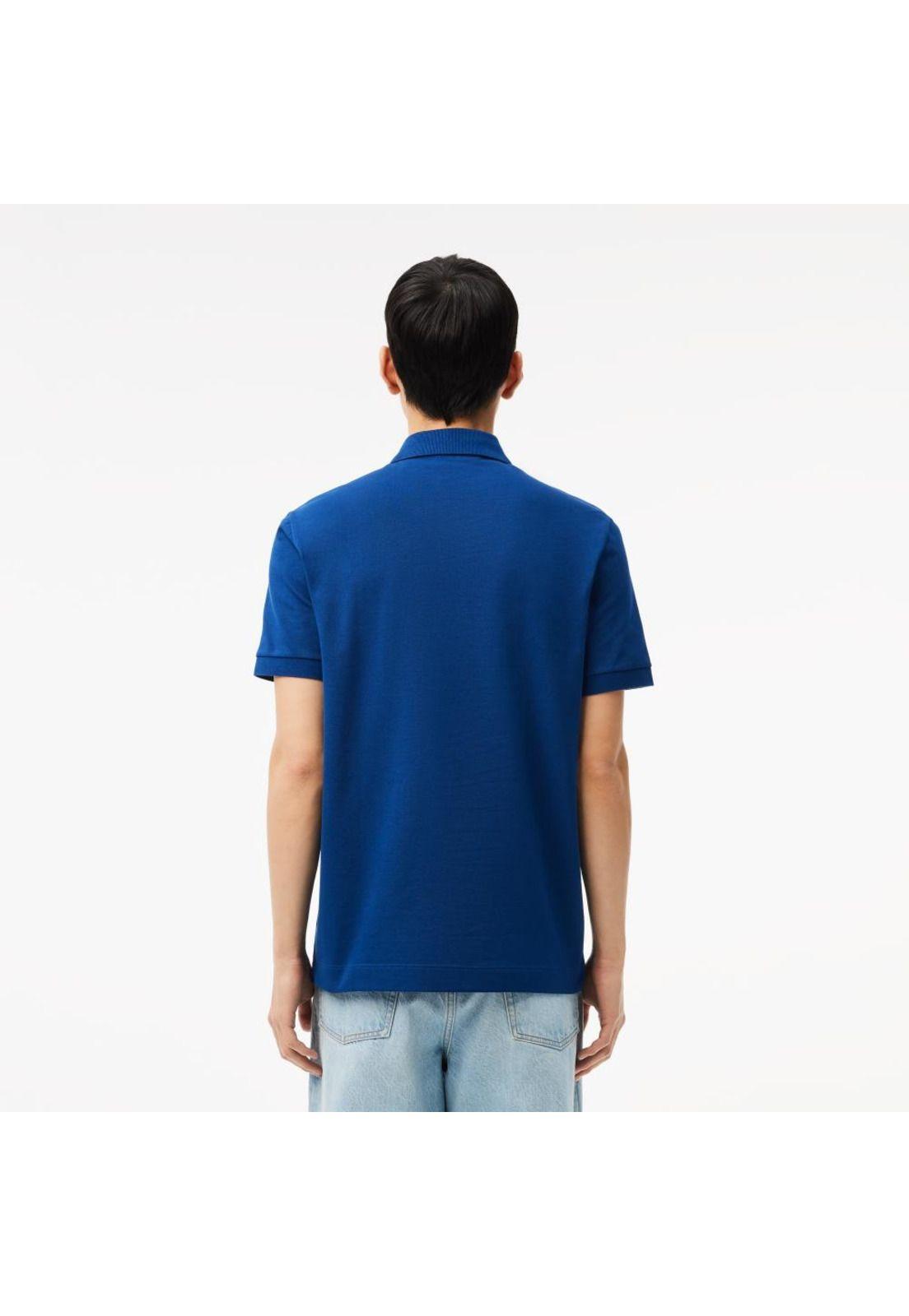 Polera Polo Algodón Hombre Lacoste PH5522 Azul-2