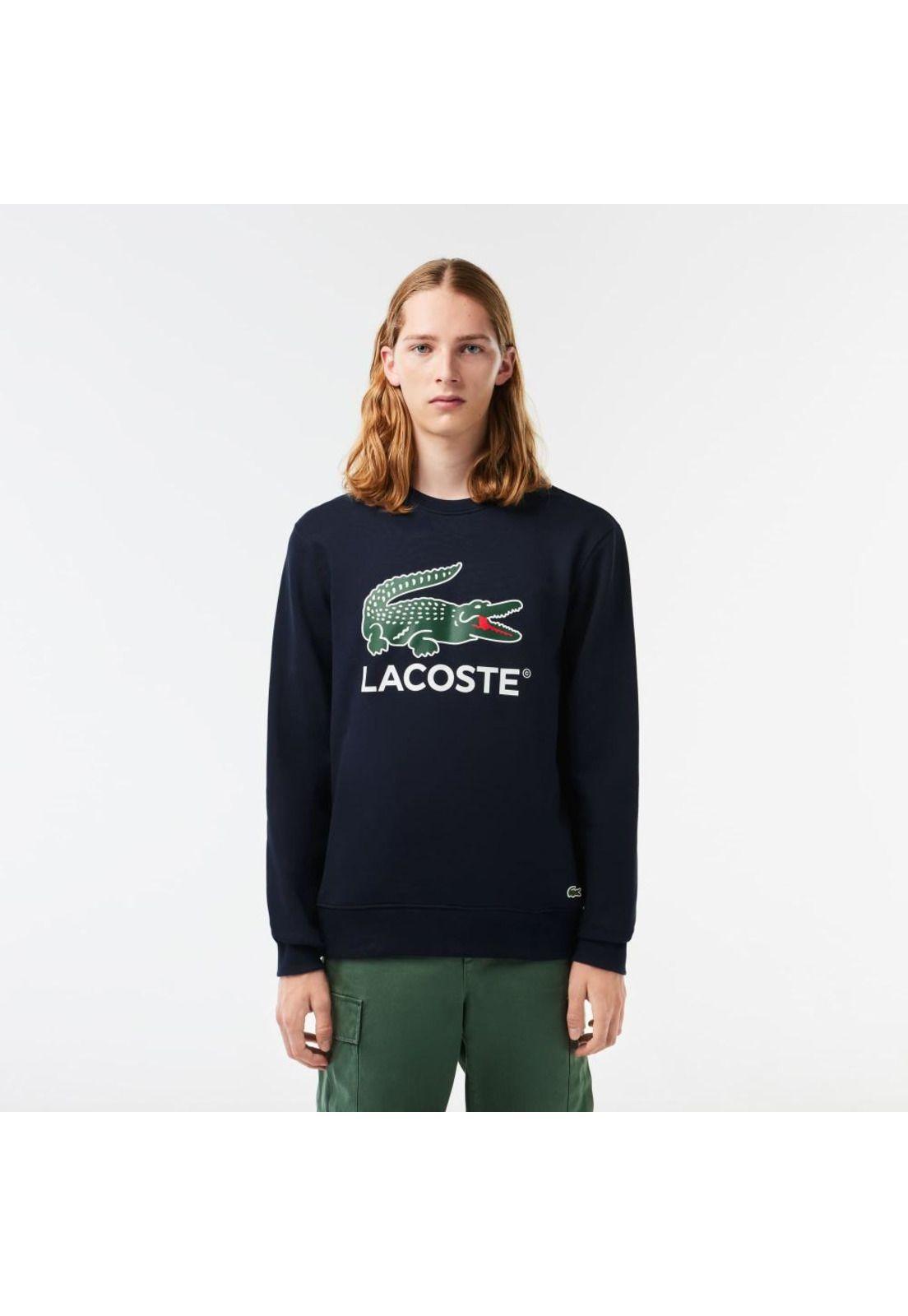 Polerón Lacoste SH1281 Hombre Azul-0