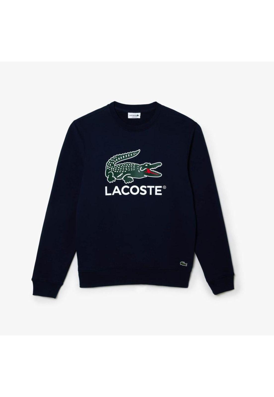 Polerón Lacoste SH1281 Hombre Azul-1