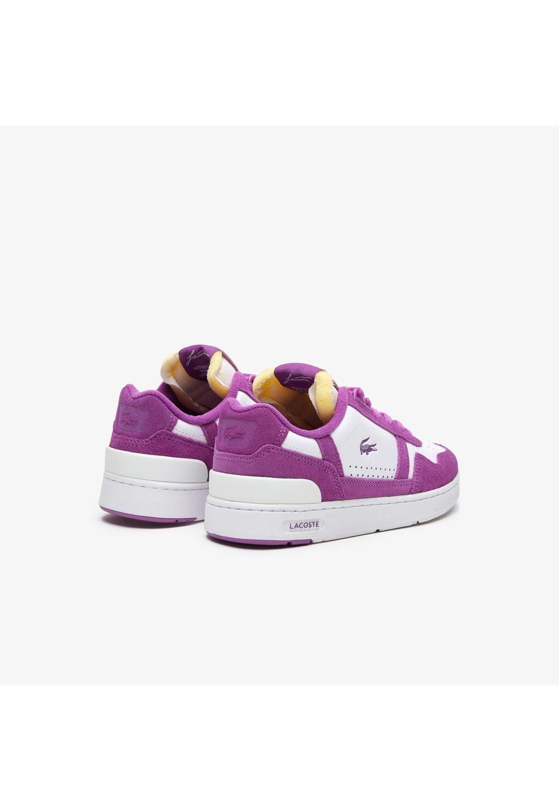 Zapatilla Urbana Lacoste T-Clip  Mujer Violeta-2