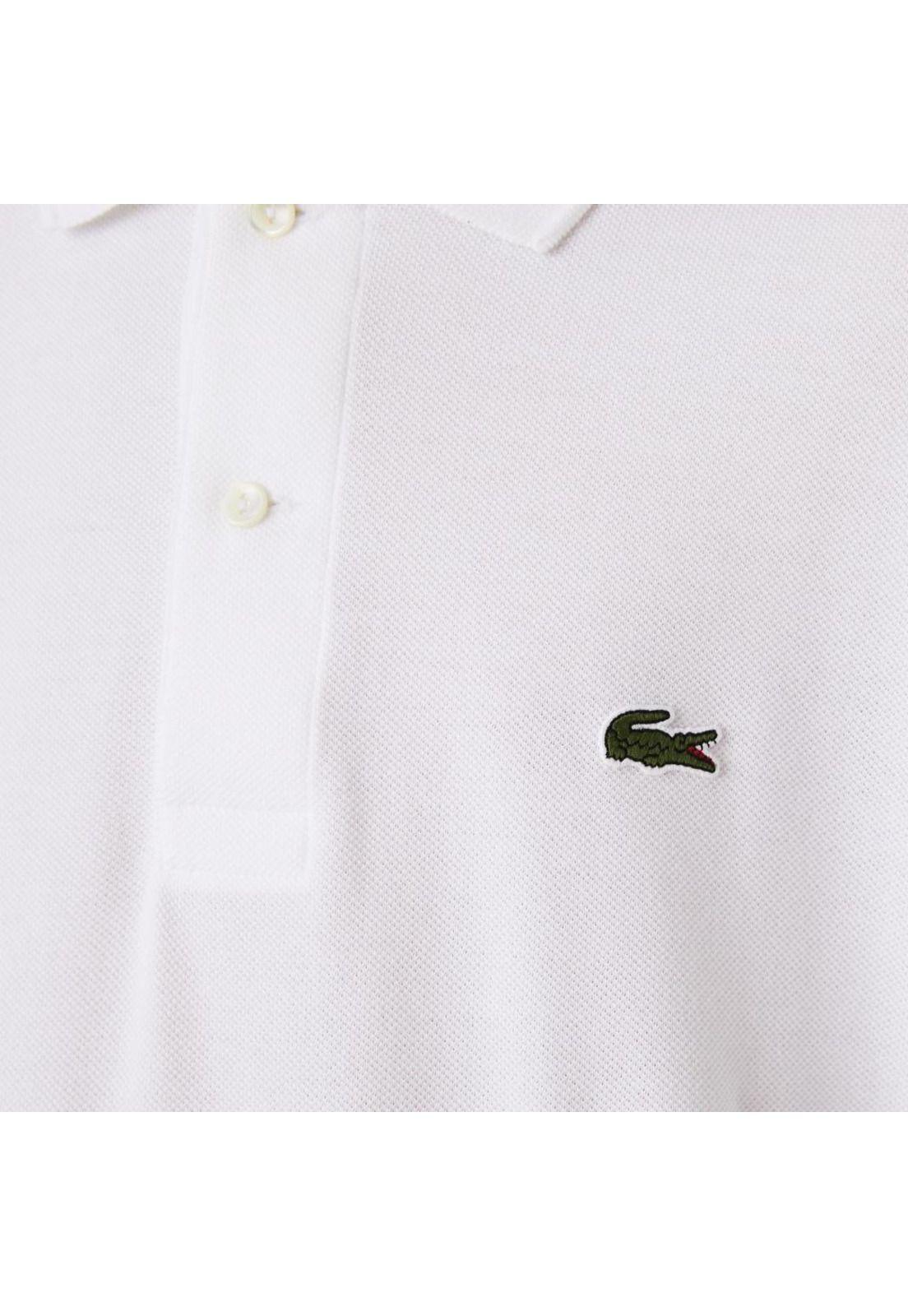 Polera Polo Lacoste L1312 Hombre Blanco-4