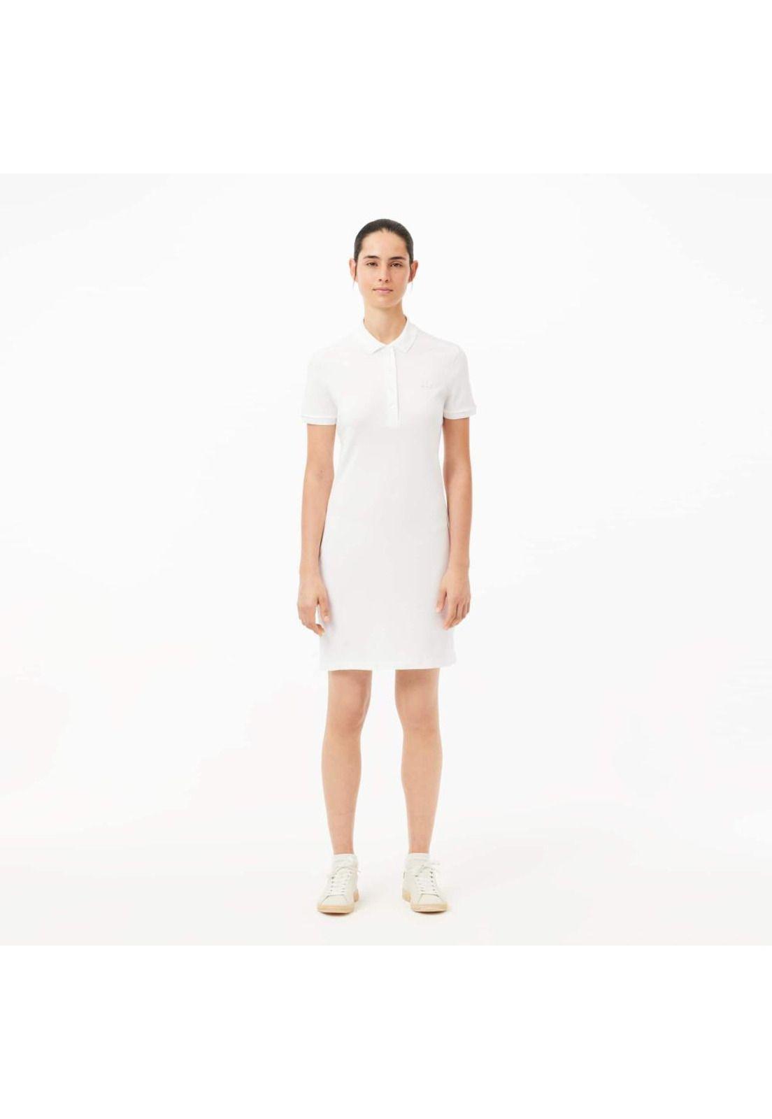 Vestido Lacoste EF5473 Mujer Blanco-0