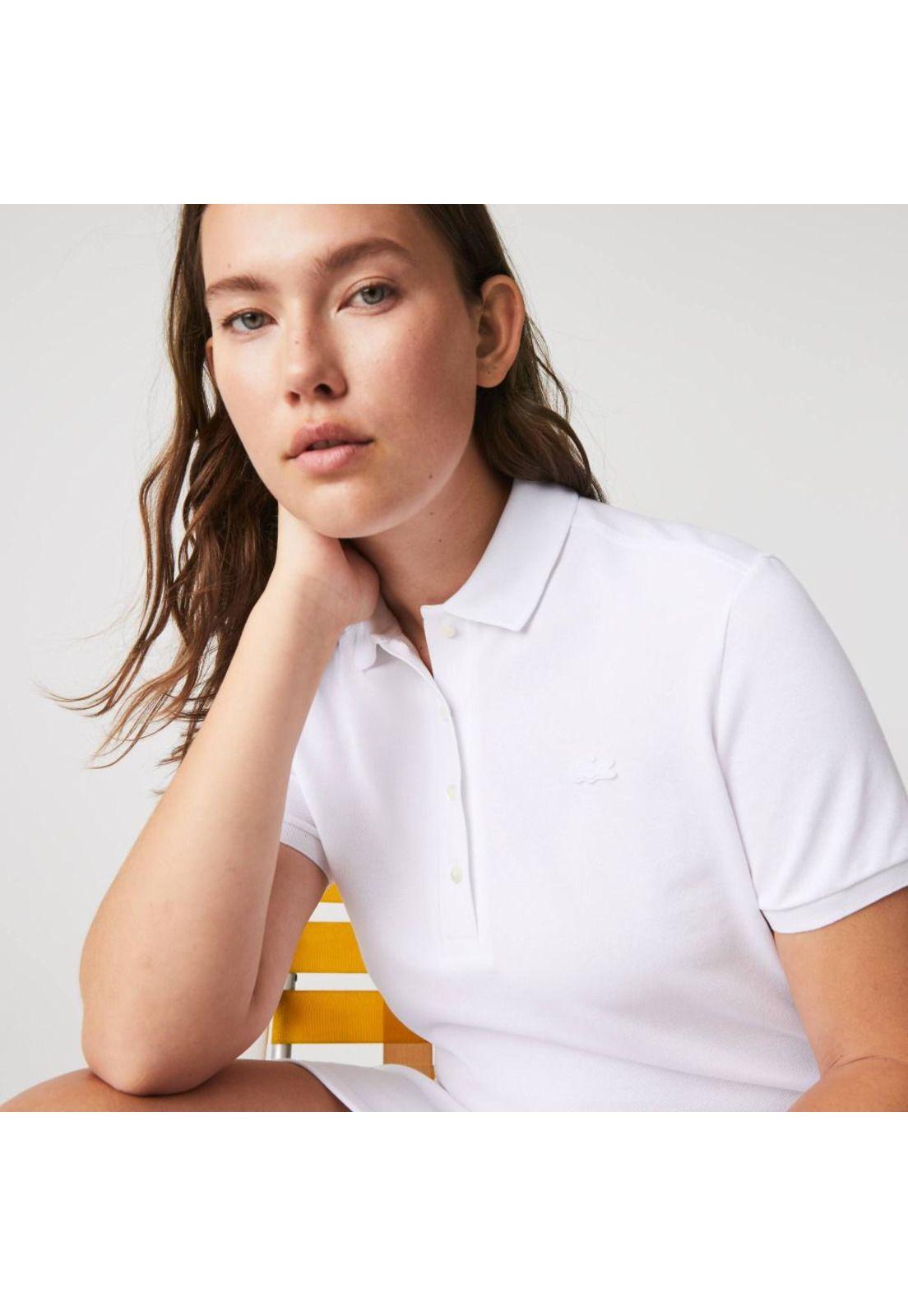 Vestido Lacoste EF5473 Mujer Blanco-2