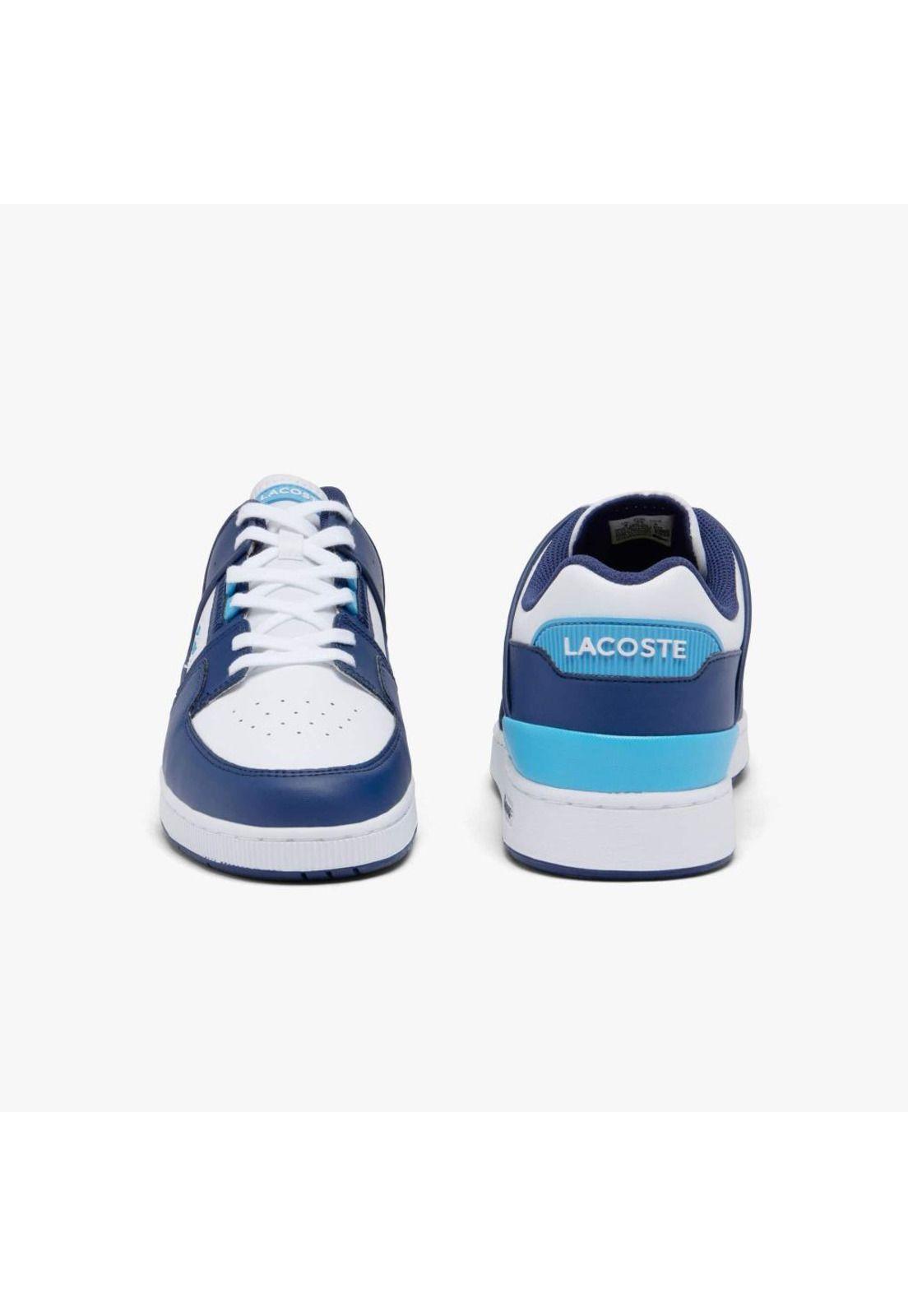 Zapatilla Urbana Lacoste Court cage   Hombre Azul-4