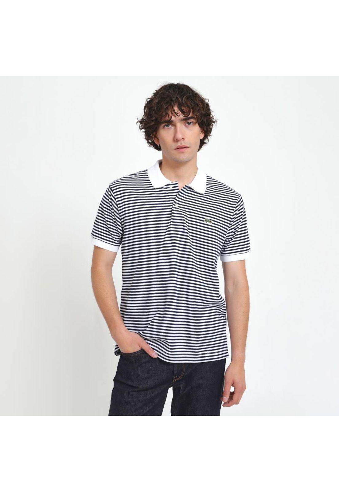 Polera Polo Manga Corta Hombre Lacoste PH9753 Blanco-0