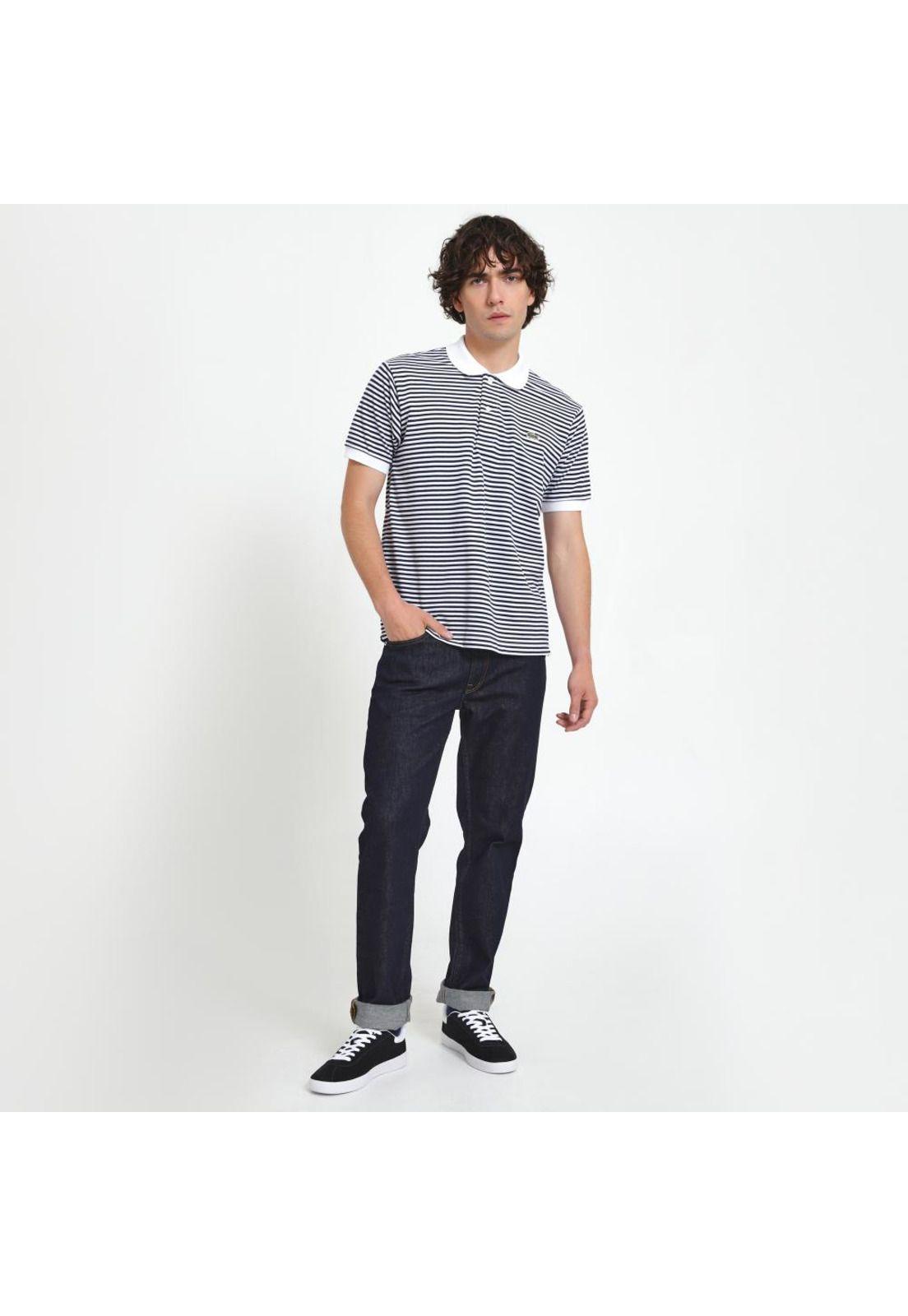 Polera Polo Manga Corta Hombre Lacoste PH9753 Blanco-2