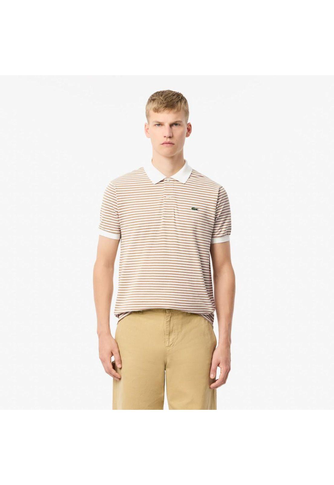 Polera Polo Manga Corta Hombre Lacoste PH9753 Blanco-0