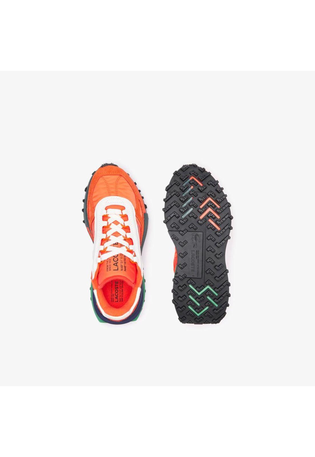 Zapatilla Lacoste Elite Active Mujer Naranja-3