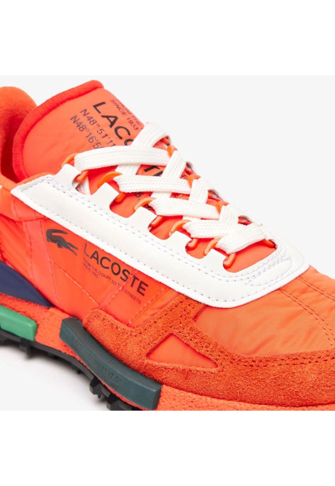 Zapatilla Lacoste Elite Active Mujer Naranja-5