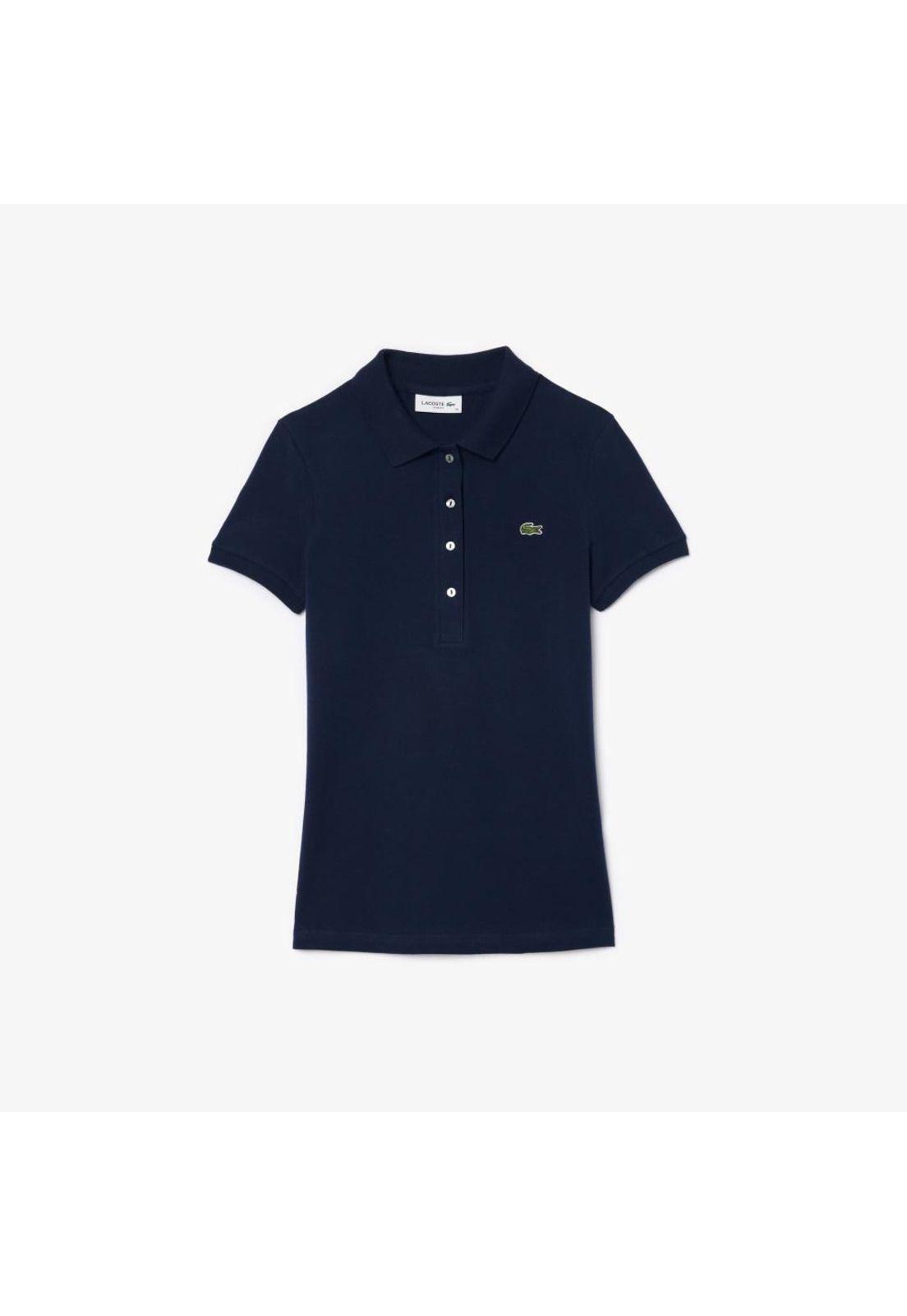 Polera Lacoste DF3443 Mujer Azul marino-1