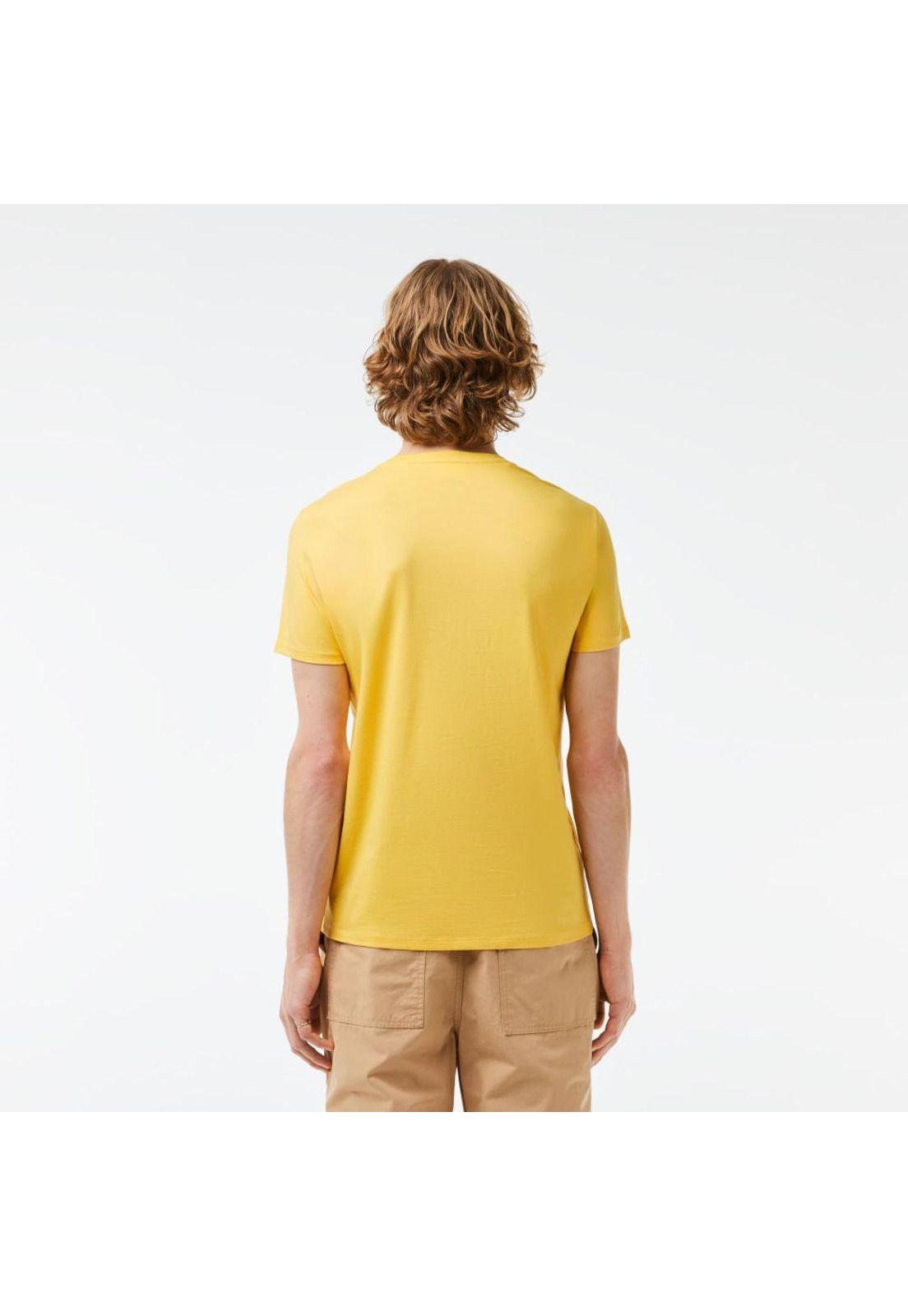 Polera Lacoste TH6709 Hombre Amarillo-1