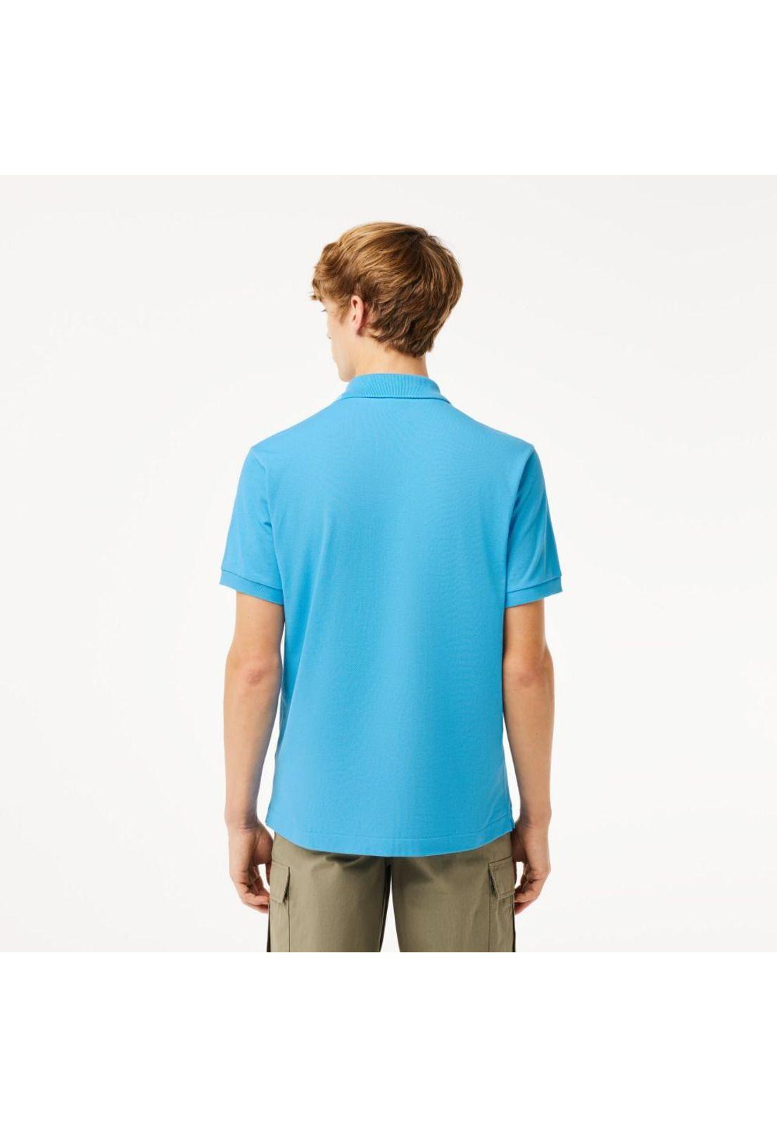 Polera Polo Hombre Lacoste L1212 Celeste-1